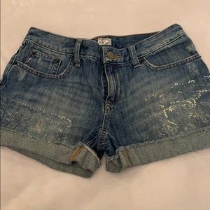Girls Poli Ralph Lauren Jean Shorts NWOT